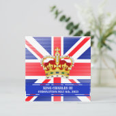 Coronation du roi Charles III Invitation (Debout devant)