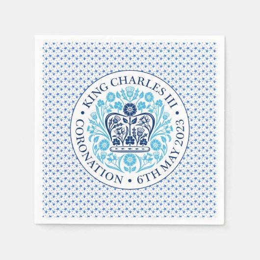 Coronation Emblem of King Charles III Servet (Voorkant)