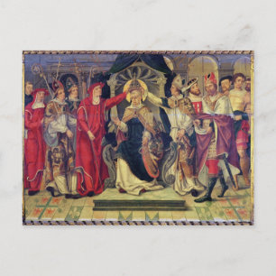 Coronation of Pope Celestine V in August 1294 Briefkaart