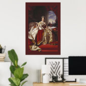 Coronation Portrait of Queen Victoria Poster (Thuiskantoor)