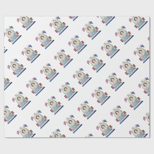 Coronation Queen - Matte Wrapping Paper Cadeaupapier (Vlak)