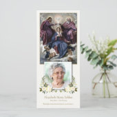 Coronation religieuse Marie Carte de remerciements (Debout devant)