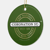 Coronation Street - Logo Keramisch Ornament (Links)
