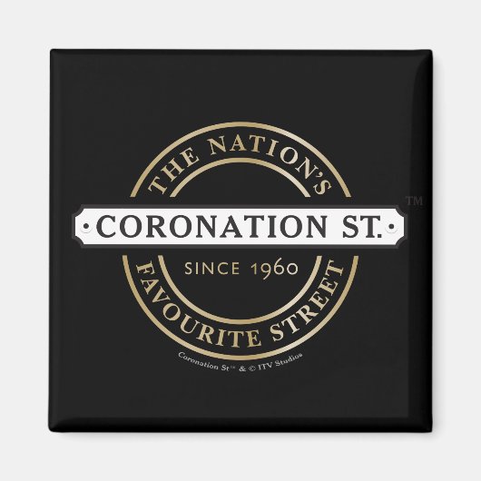 Coronation Street - Logo Magnet (Devant)