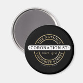 Coronation Street - Logo Magnet Magneet (Voorkant / Achterkant)