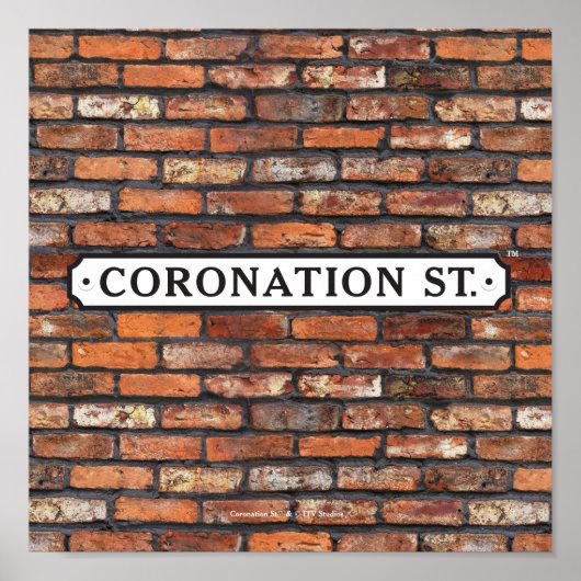 Coronation Street - Sign Poster (Voorkant)