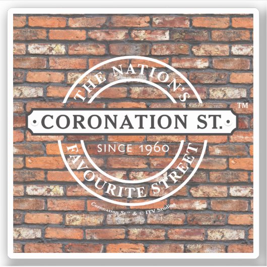 Coronation Street - Sticker Logo (Devant)