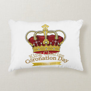 Coronationele dagkroon accent kussen