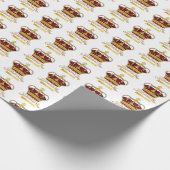 Coronationele dagkroon cadeaupapier (Hoek)