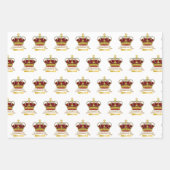 Coronationele dagkroon inpakpapier vel (Voorkant 2)