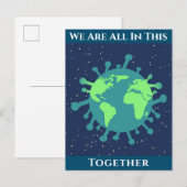 Coronavirus Covid 19 alles in dit verband Briefkaart (Voorkant / Achterkant)
