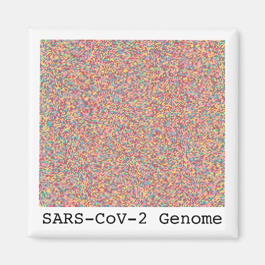 Coronavirus DNA Magnet Magneet (Voorkant)