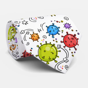 Coronavirus Germs Stropdas