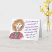 CoronaVirus Humor Card Kaart (Gele Bloem)