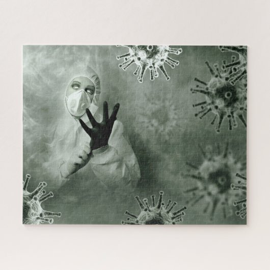 Coronavirus Nurse Legpuzzel (Horizontaal)