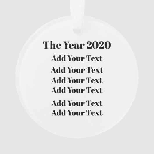 Coronavirus-Ornament Ornament (achterkant)