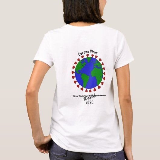 Coronavirus t shirt (Achterkant)