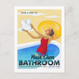 Coronavirus Tourism Bureau briefkaart