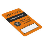 Coronavirus Warning Magnet Small (Covid19) Magneet (Rechterzijde)