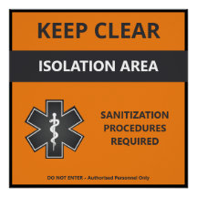 Coronavirus Warning Poster  (Covid19)