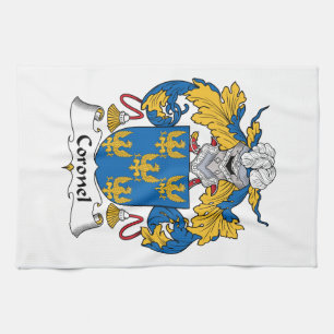 Coronel Family Crest Theedoek