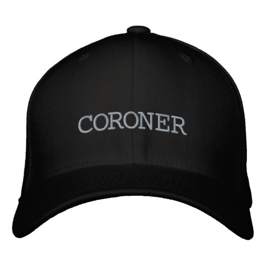 Coroner Black Casquette (Devant)