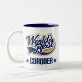 Coroner Gift Tweekleurige Koffiemok (Links)