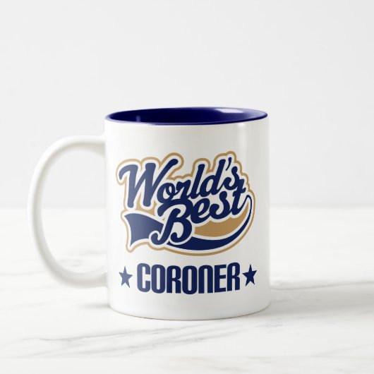 Coroner Gift Tweekleurige Koffiemok (Links)