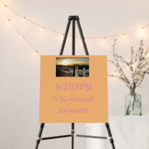 coroplast sign—bruiloftsschuimbord