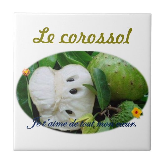 Corossol Tegeltje (Voorkant)