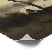 Corot - De Bootman De Mortefontaine Poster (Hoek)
