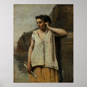 Corot - De muze Poster