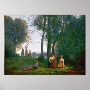 Corot - het concert Champetre Poster