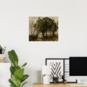 Corot - Het meer Poster (Thuiskantoor)