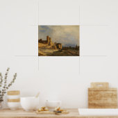 Corot - Kasteel van de Paus Poster (Keuken)