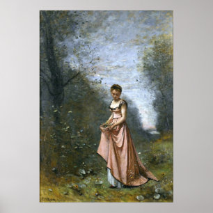 Corot - Lente Van Leven Poster