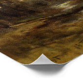 Corot - Onder hout Poster (Hoek)