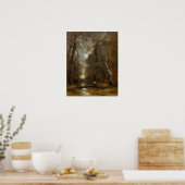 Corot - Onder hout Poster (Keuken)