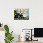 Corot - Vaugirard Cafe Poster (Thuiskantoor)