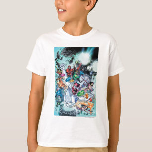 Corp-groep met ringen t-shirt