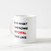 corporal2, geweldige koffiemok (Voorkant links)