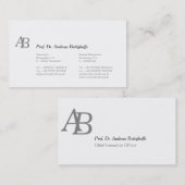 Corporate Black en White Visitekaartje (Voorkant / Achterkant)