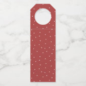 CORPORATE COMPANY HOLIDAY GIFT | KerstHolly B Flessenhanger (Achterkant)