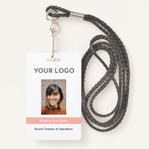 Corporate Coral Medewerker Foto ID Badge