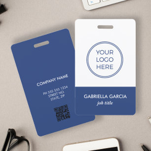 Corporate Employee Blue ID badge