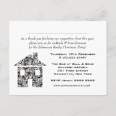 Corporate Event Cocktail Party DIY Uitnodiging (Achterkant)