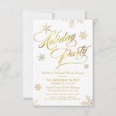 Corporate Holiday Charity Benefit Fundraiser Kaart (Voorkant)