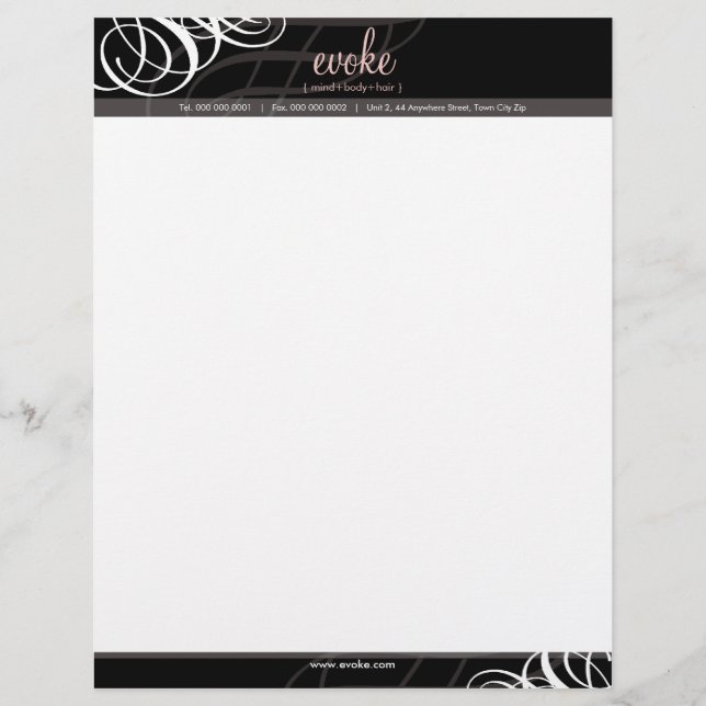CORPORATE LETTERHEAD:: Designer Vogue 16 Custom Briefhoofd (Voorkant)