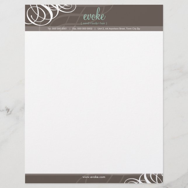 CORPORATE LETTERHEAD:: Designer Vogue 4 Persoonlijk Briefhoofd (Voorkant)