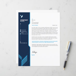 Corporate Letterhead-Sjabloon
